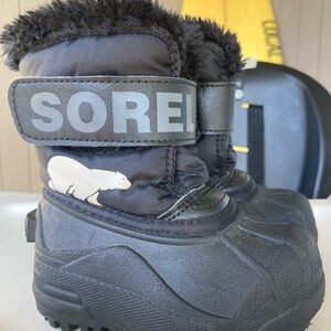 Sorel Black Kids Winter Boots Toddler size 5